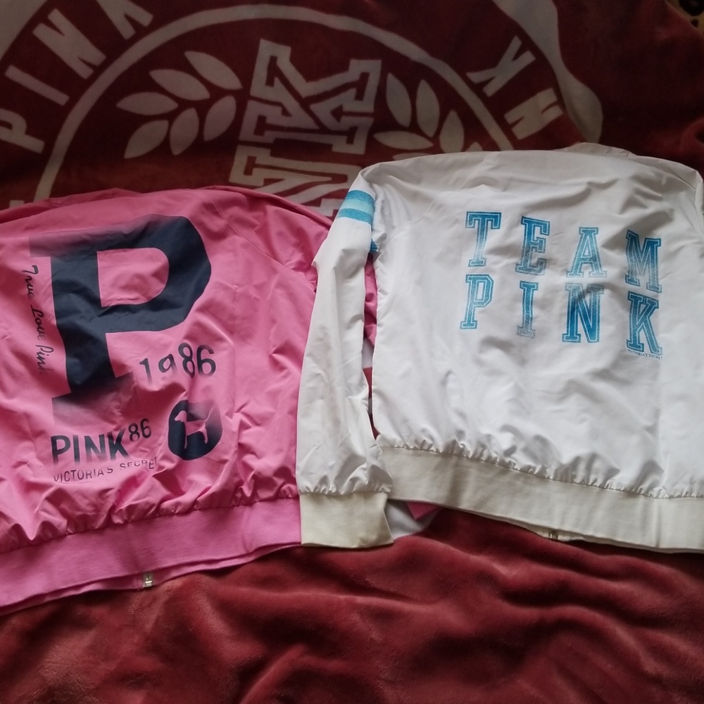 *on hold* PINK old school full zip anoraks!